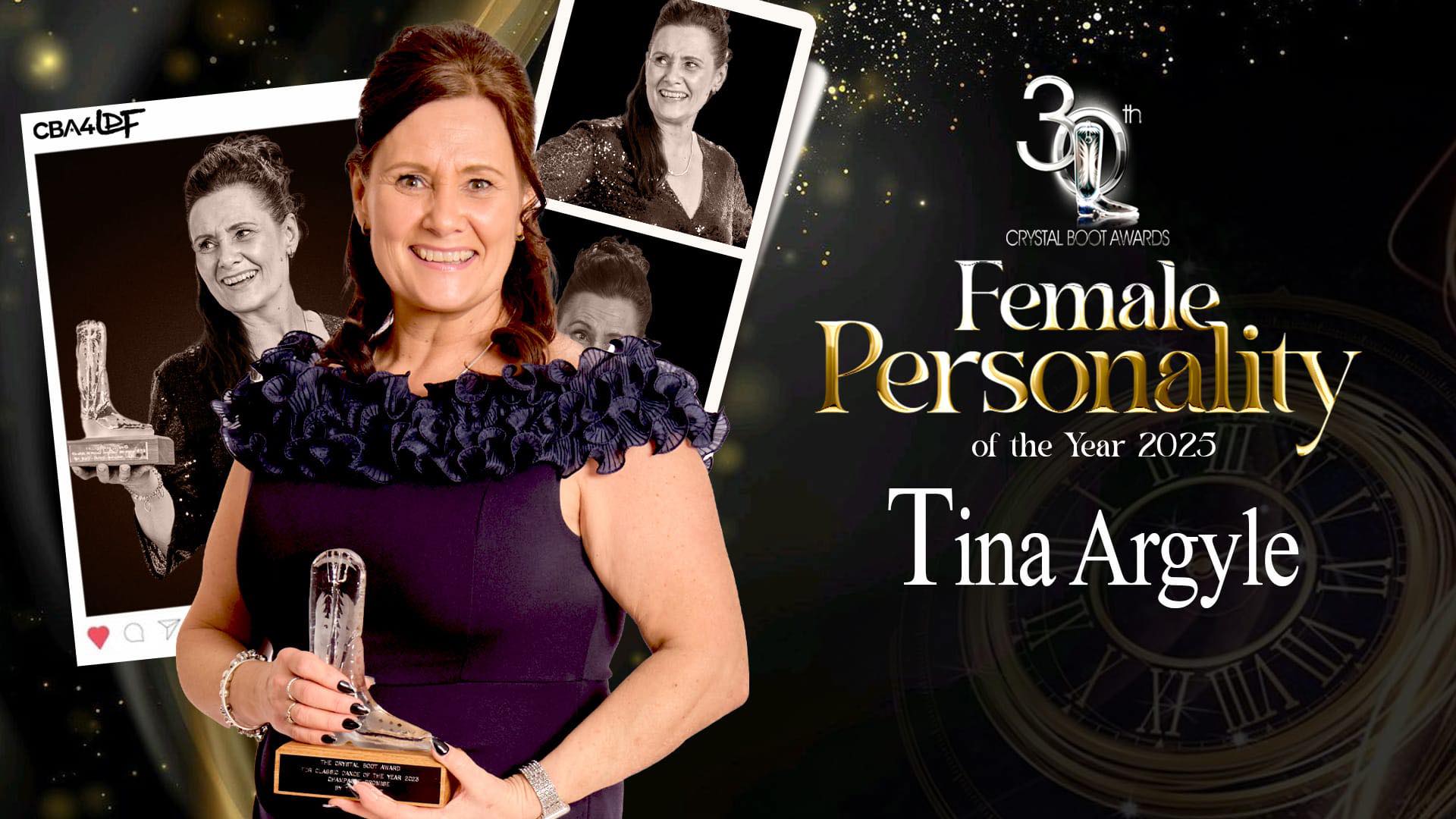 Female Dance Personality winner